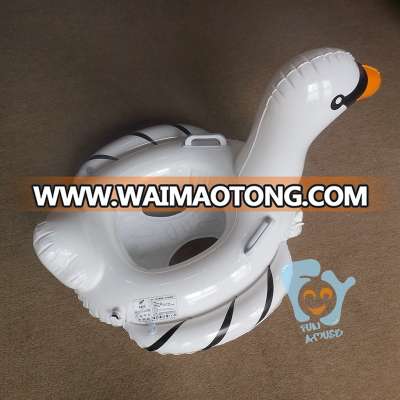 ride on inflatable swan baby pool float