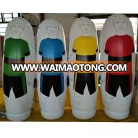 2m Red Green Yello Black Inflatable Soccer Training Dummy Air Mannequin Custom