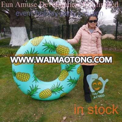 inflatable pineapple pool float ring